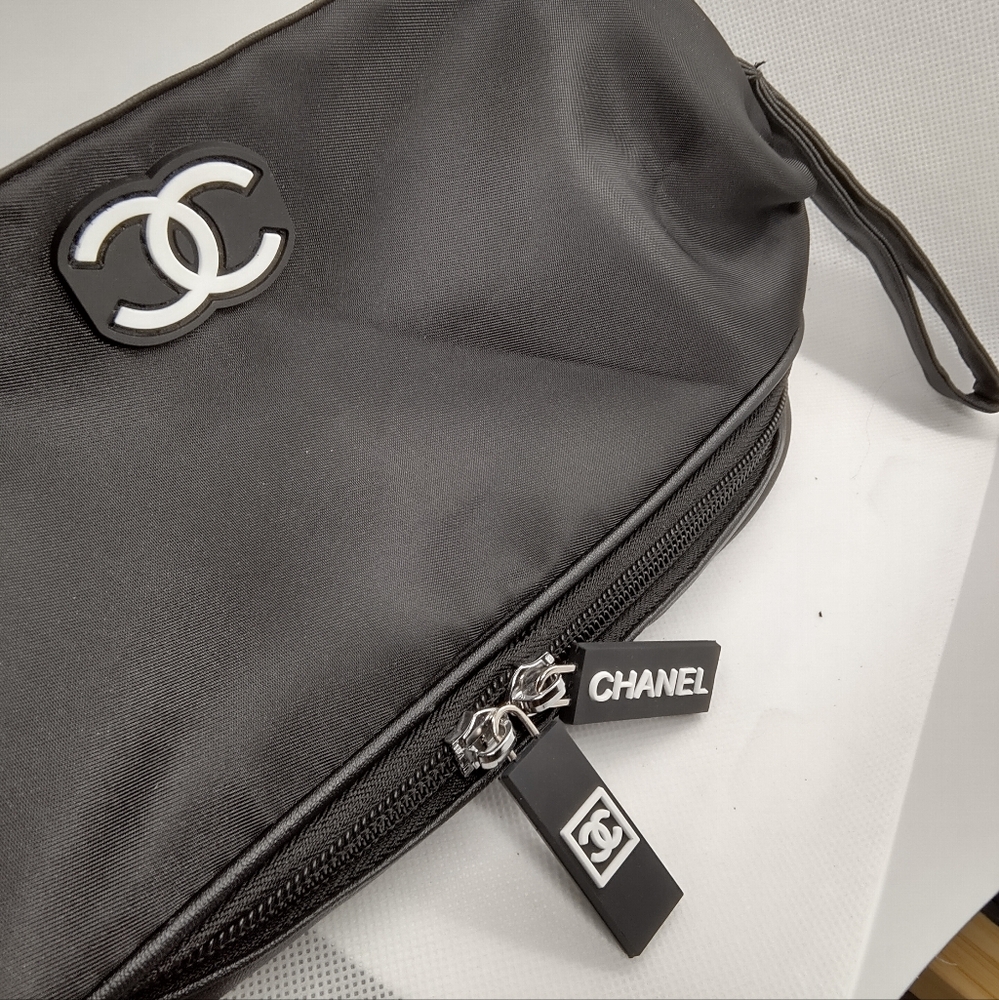 Chanel Black Cosmetic Pouch
